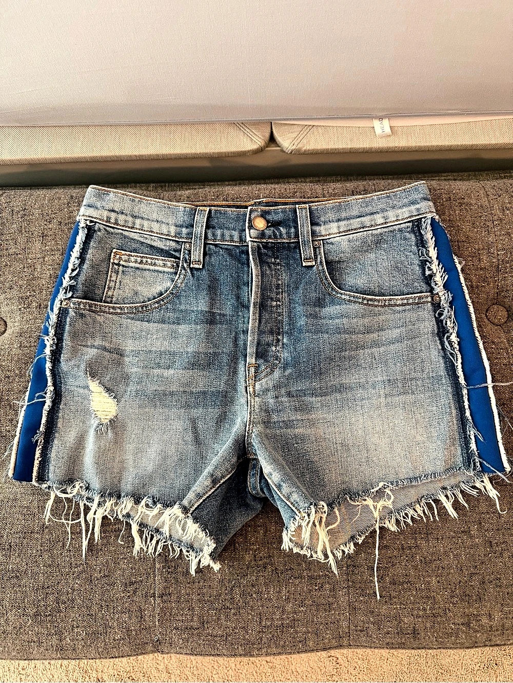 Hudson Women's Cutoff Denim Shorts Waist 24